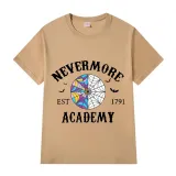 Adult Unisex Tops Exclusive Design Nevermore Academy Est 1791 Bats T-shirts And Hoodies