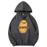 Adult Unisex Tops Exclusive Design Pugtato T-shirts And Hoodies