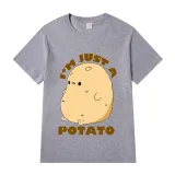 Adult Unisex Tops Exclusive Design I Am Just A Potato T-shirts And Hoodies