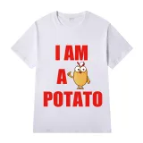 Adult Unisex Tops Exclusive Design I Am A Potato T-shirts And Hoodies