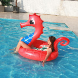 Inflatable Seahorse Pool Float Summer Beach Swimming Ring