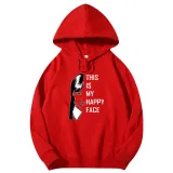 Adult Unisex Tops Exclusive Design On Wednesdays This Is My Happy Face T-shirts And Hoodies