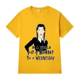 Adult Unisex Tops Exclusive Design In A World Full Of Mondays Be A Wednesday T-shirts And Hoodies