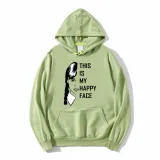 Adult Unisex Tops Exclusive Design On Wednesdays This Is My Happy Face T-shirts And Hoodies