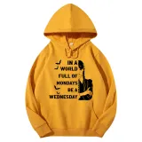 Adult Unisex Tops Exclusive Design In A World Full Of Mondays Be A Wednesday Bats T-shirts And Hoodies