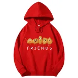 Adult Unisex Tops Exclusive Design Potato Friends T-shirts And Hoodies