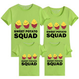 Family Matching Clothing Top Sweet Potato Squad Family T-shirts