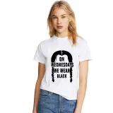 Adult Unisex Tops Exclusive Design On Wednesdays We Wear Black Braids T-shirts And Hoodies