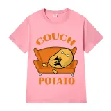Adult Unisex Tops Exclusive Design Couch Potato T-shirts And Hoodies