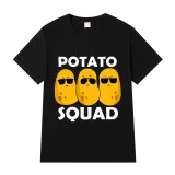 Adult Unisex Tops Exclusive Design Potato Squad T-shirts And Hoodies