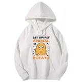 Adult Unisex Tops Exclusive Design My Spirit Animal Is A Potato T-shirts And Hoodies