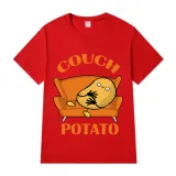 Adult Unisex Tops Exclusive Design Couch Potato T-shirts And Hoodies