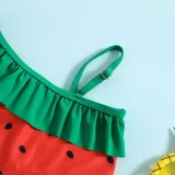 Toddler Girls 2 Pieces Swimwear Watermelon Swimsuit