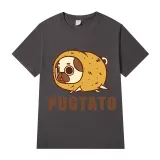 Adult Unisex Tops Exclusive Design Pugtato T-shirts And Hoodies