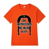 Adult Unisex Tops Exclusive Design On Wednesdays We Wear Black Braids T-shirts And Hoodies