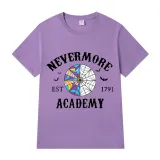 Adult Unisex Tops Exclusive Design Nevermore Academy Est 1791 Bats T-shirts And Hoodies