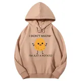 Adult Unisex Tops Exclusive Design I Don't Know I'm Just A Potato T-shirts And Hoodies