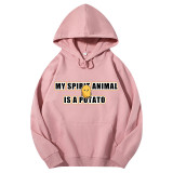 Adult Unisex Tops Exclusive Design My Spirit Animal Is A Potato Slogan T-shirts And Hoodies