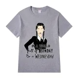 Adult Unisex Tops Exclusive Design In A World Full Of Mondays Be A Wednesday T-shirts And Hoodies