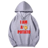 Adult Unisex Tops Exclusive Design I Am A Potato T-shirts And Hoodies