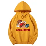 Adult Unisex Tops Exclusive Design Spud Muffin T-shirts And Hoodies