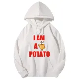 Adult Unisex Tops Exclusive Design I Am A Potato T-shirts And Hoodies