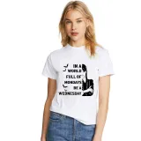 Adult Unisex Tops Exclusive Design In A World Full Of Mondays Be A Wednesday Bats T-shirts And Hoodies