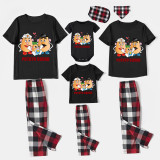 Family Matching Pajamas Exclusive Design Is Potato Family Black Pajamas Set