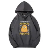 Adult Unisex Tops Exclusive Design My Spirit Animal Is A Potato T-shirts And Hoodies