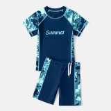 Toddler Kids Boy Two Pieces Swimwear Camouflage Summer Swimsuit