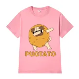 Adult Unisex Tops Exclusive Design Cool Pugtato With Glasses T-shirts And Hoodies