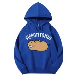 Adult Unisex Tops Exclusive Design Hippotatomus T-shirts And Hoodies