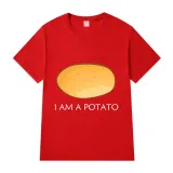 Adult Unisex Tops Exclusive Design I Am A Potato T-shirts And Hoodies
