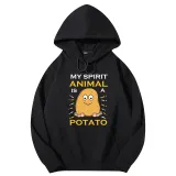 Adult Unisex Tops Exclusive Design My Spirit Animal Is A Potato T-shirts And Hoodies