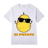 Adult Unisex Tops Exclusive Design Is Potato T-shirts And Hoodies