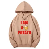 Adult Unisex Tops Exclusive Design I Am A Potato T-shirts And Hoodies