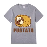 Adult Unisex Tops Exclusive Design Pugtato T-shirts And Hoodies