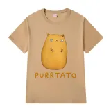 Adult Unisex Tops Exclusive Design Purrtato T-shirts And Hoodies
