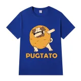 Adult Unisex Tops Exclusive Design Cool Pugtato With Glasses T-shirts And Hoodies