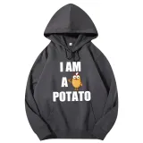 Adult Unisex Tops Exclusive Design I Am A Potato T-shirts And Hoodies
