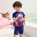 Toddler Kids Boy Swimwear Spider Prints Float Adjustable Buoyancy Swimsuit