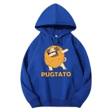 Adult Unisex Tops Exclusive Design Cool Pugtato With Glasses T-shirts And Hoodies
