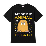 Adult Unisex Tops Exclusive Design My Spirit Animal Is A Potato T-shirts And Hoodies