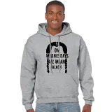 Adult Unisex Tops Exclusive Design On Wednesdays We Wear Black Braids T-shirts And Hoodies