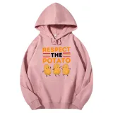 Adult Unisex Tops Exclusive Design Respect The Potato T-shirts And Hoodies