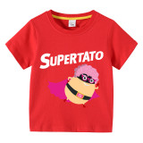 Kids Unisex Clothing Top For Boys And Girls Is Potato Supertato T-shirts
