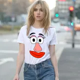 Adult Unisex Tops Exclusive Design Potato Emoji Boy Girl T-shirts And Hoodies