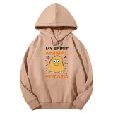 Adult Unisex Tops Exclusive Design My Spirit Animal Is A Potato T-shirts And Hoodies