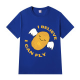 Adult Unisex Tops Exclusive Design I Believe I Can Fly Potato With Wings T-shirts And Hoodies