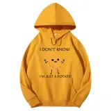 Adult Unisex Tops Exclusive Design I Don't Know I'm Just A Potato T-shirts And Hoodies